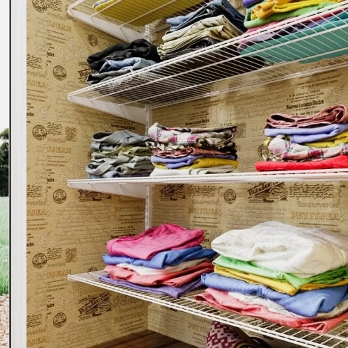 Гардеробная система из полок Титан-GS 450